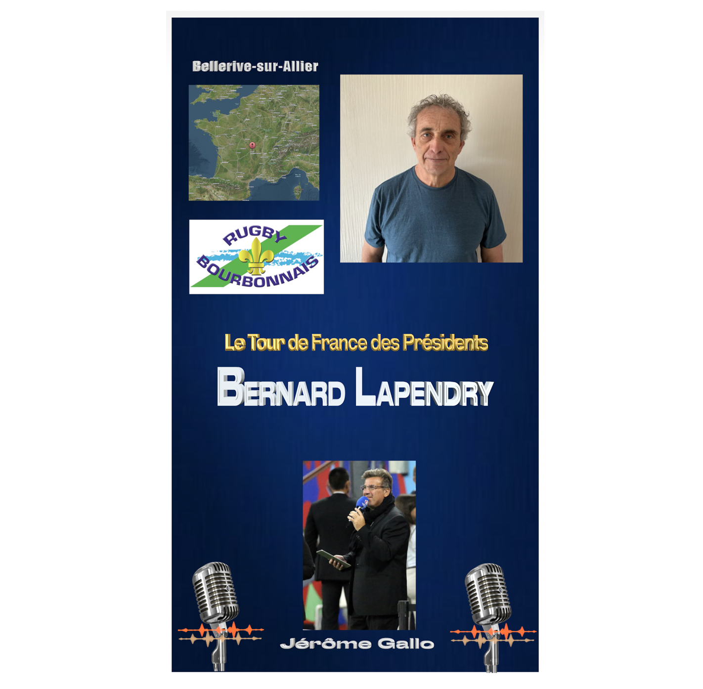 Bernard Lapendry - Vignette Président du comité départemental de l’Allier de Rugby